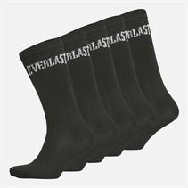 Everlast lot de 5 paires de chaussettes noires