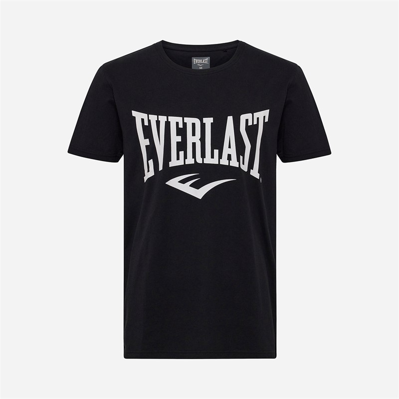 Everlast Męskie Iconic Maximized Logo T-shirty Czarny