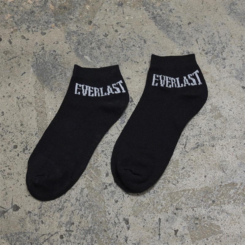 Everlast Herren Socken Sneaker 7er-Pack Schwarz