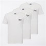Everlast Drei T-Shirts mit Logo Weiß