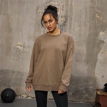 Everlast Oversized Sweatshirt mit Rundhalsausschnitt Fossil Damen