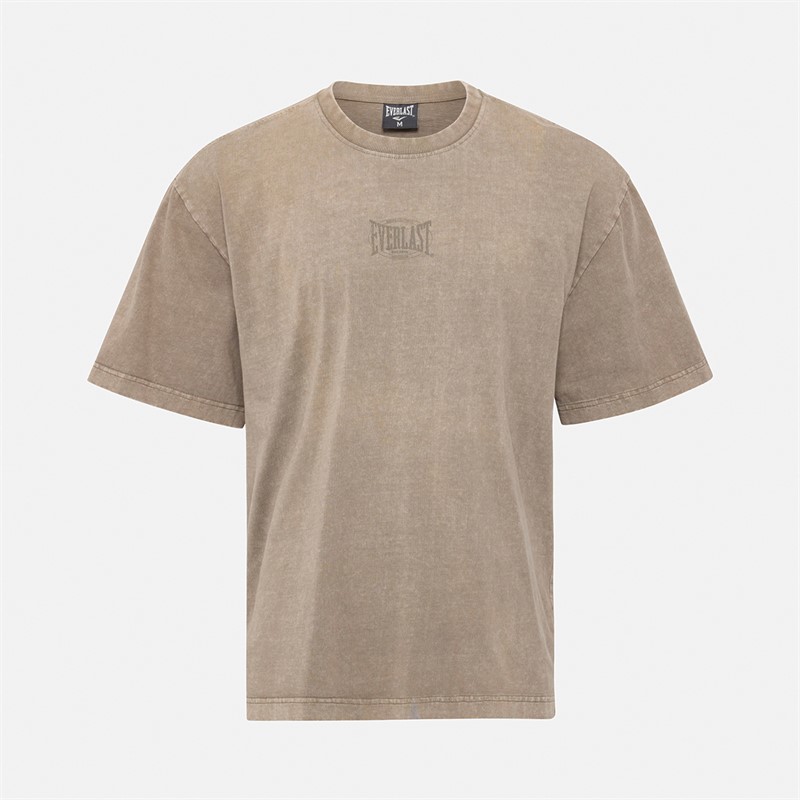Everlast Washed Box Fit T Shirt Fossil