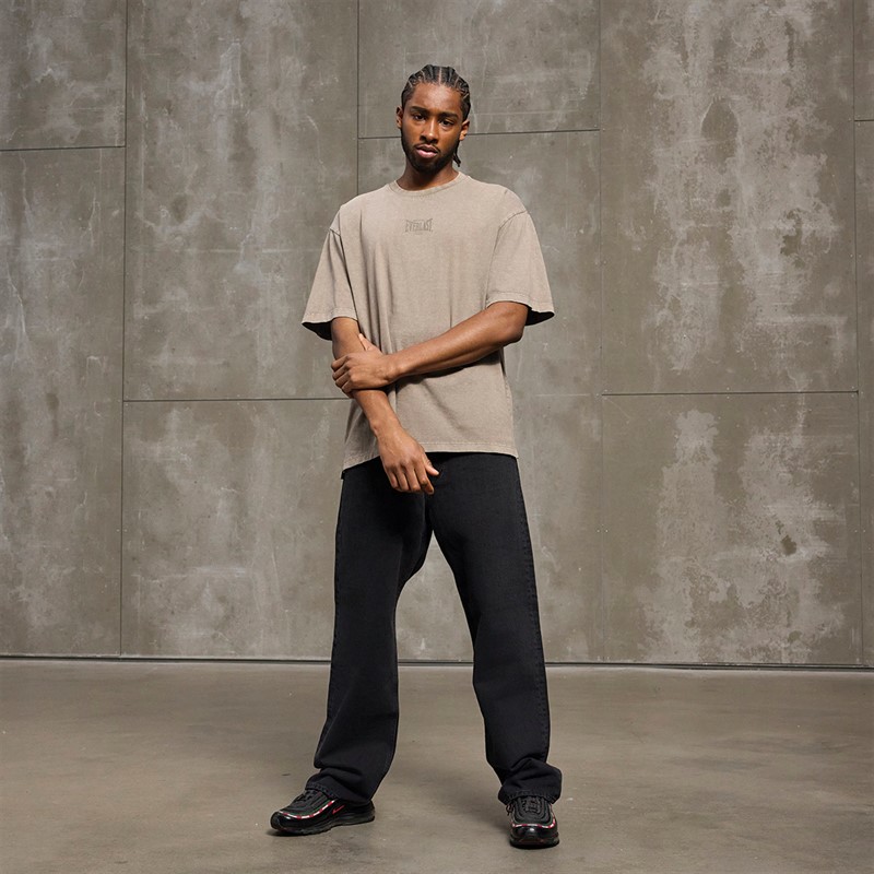 Everlast Washed Box Fit T Shirt Fossil