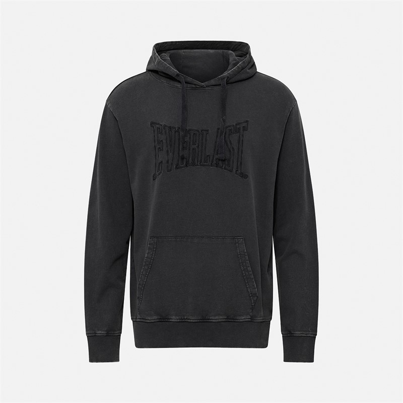 Everlast Washed Embroidered Hoodie Black Beauty