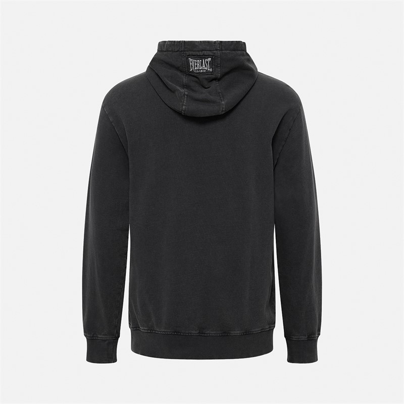 Everlast Washed Embroidered Hoodie Black Beauty