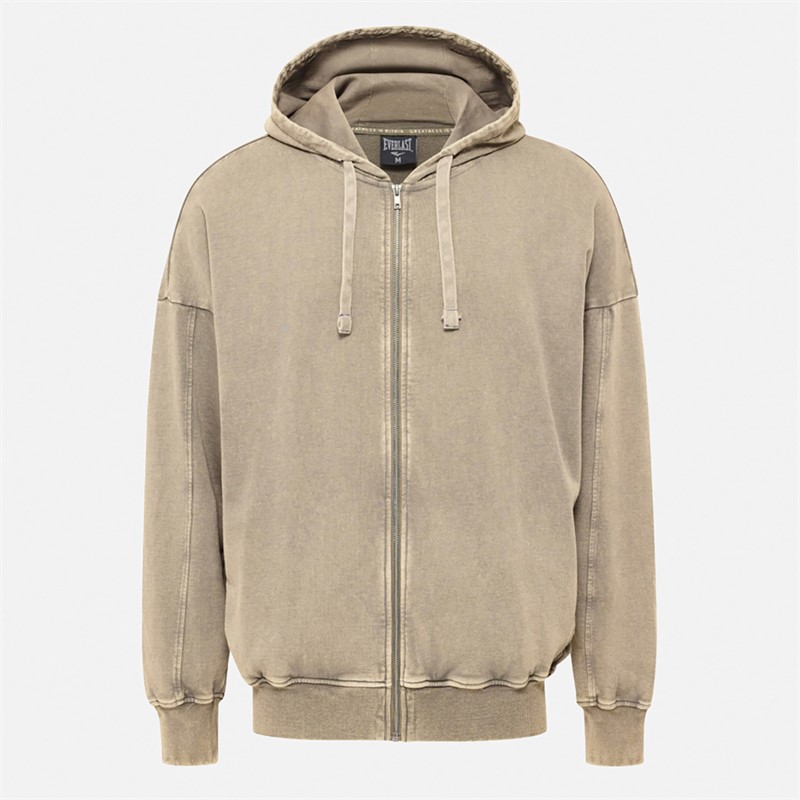 Everlast Gewaschener Oversized Hoodie Fossil