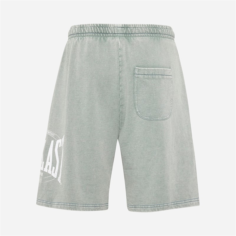Everlast Herren Washed Sweat Shorts Smoke Blue