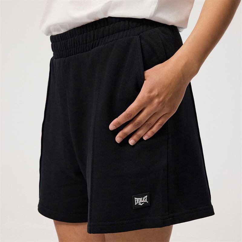 Everlast Shorts de Survêtement larges Femme avec pintucks Black Beauty