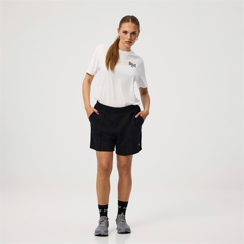 Everlast Shorts de Survêtement larges Femme avec pintucks Black Beauty