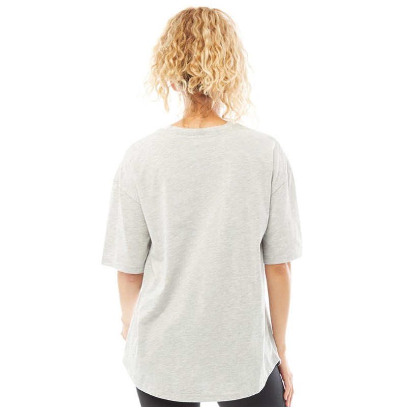 Buy ELLE SPORT Womens Cotton Boyfriend T-Shirt Grey