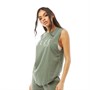 ELLE SPORT Dames Big Logo Singlet Groen