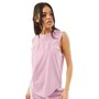 ELLE SPORT Damer Cotton Touch Big Logo T-shirts og veste Bleg Lilla Mergel