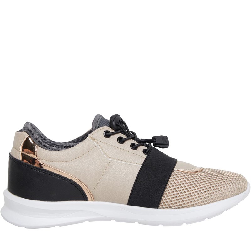 ELLE SPORT Dames Toggle Sneakers Beige