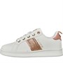 ELLE SPORT Baskets Rose Gold Sparkle Trim Fille Blanc