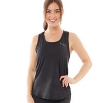 ELLE SPORT Womens Poly Vest Black