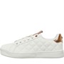 ELLE SPORT Womens Quilted Trainers White