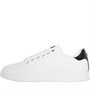 ELLE SPORT Womens Quilted Trainers White/Black
