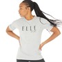 ELLE SPORT Womens Logo T-Shirt Grey Marl