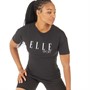 ELLE SPORT Womens Logo T-Shirt Black