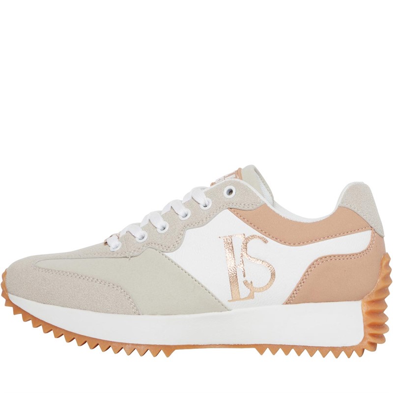 Buy ELLE SPORT Womens Trainers Ecru/White