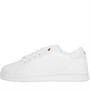 ELLE SPORT Womens Rose Gold Detail Trainers White