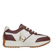 ELLE SPORT Womens Trainers Burgundy/White