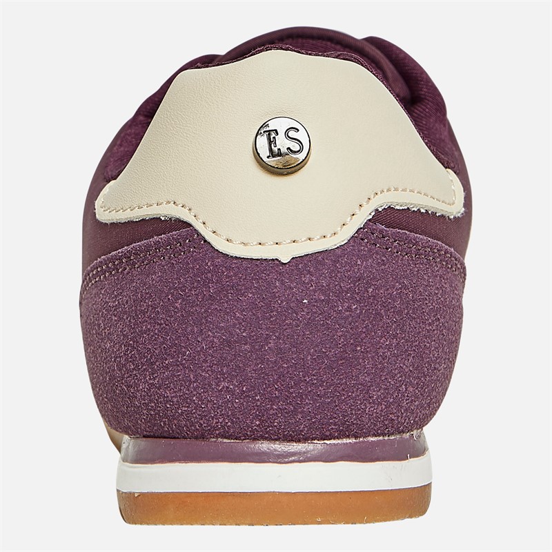 ELLE SPORT Womens Trainers Burgundy/Pink