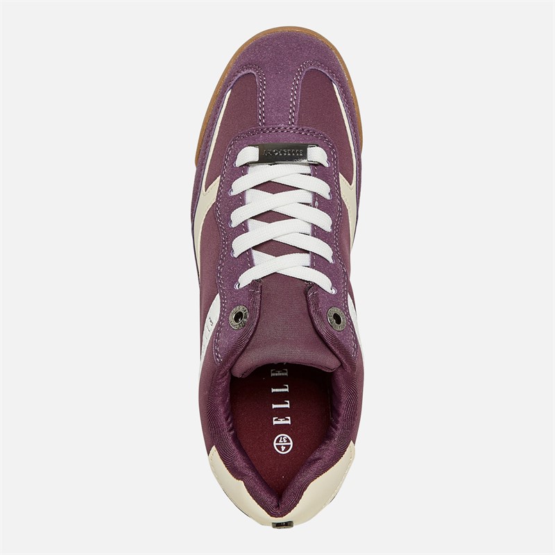 ELLE SPORT Womens Trainers Burgundy/Pink