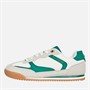 ELLE SPORT Womens Trainers Ecru/Green/White