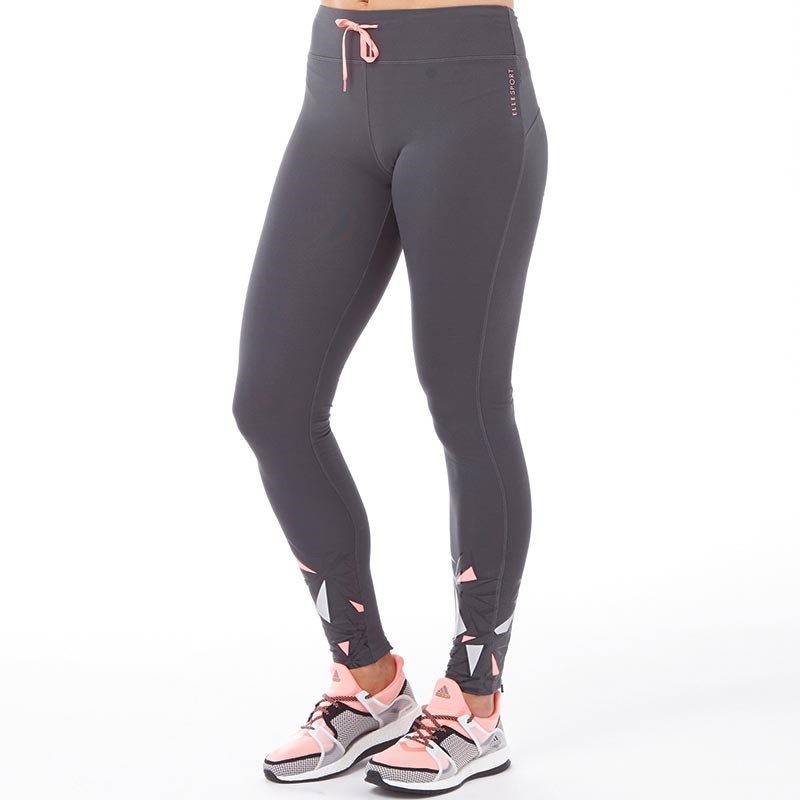 Buy ELLE SPORT Womens Reflective Graphic Performance Tight Leggings