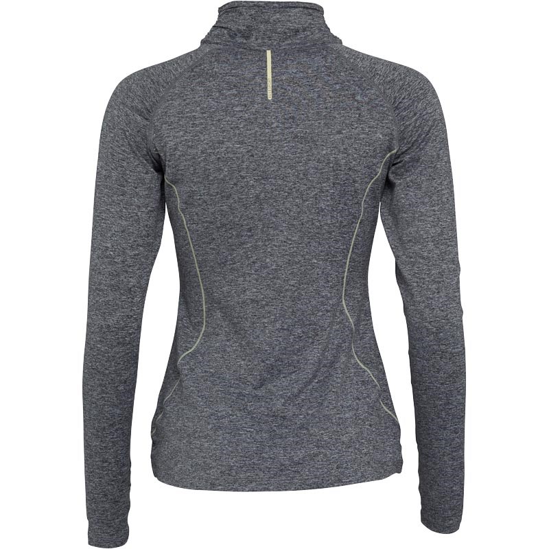 Buy ELLE SPORT Womens 1/2 Zip Performance Training Top Grey Marl/Lemon