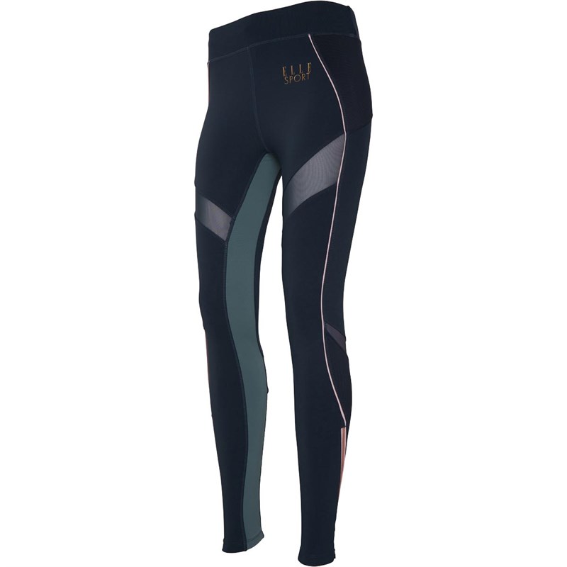 ELLE SPORT Collant Femme Gris