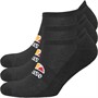 Ellesse Rebi Three Pack Trainer Liner Socks Black