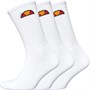 Ellesse Tisbi Strømper 3-pak Hvid