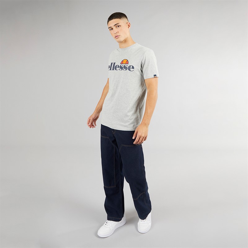 Ellesse Mens SL Prado T-Shirt Grey Marl