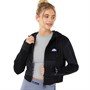 Ellesse Womens Parede Full Zip Cropped Hoodie Washed Black