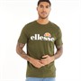 Ellesse Mens Sl Prado T-Shirt Khaki