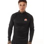 Ellesse Mens Bovaro 1/2 Zip Track Top Black