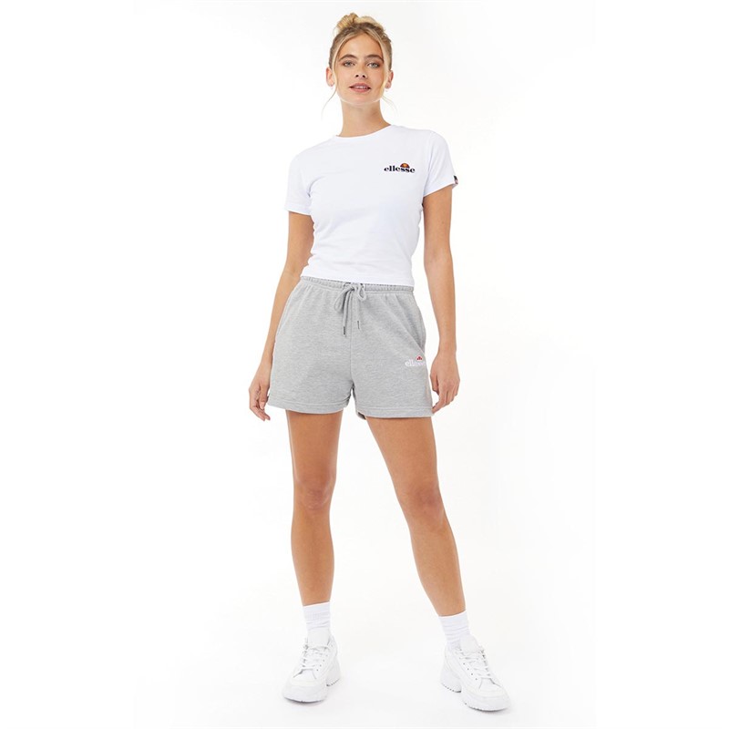 Ellesse Womens Denples Shorts Grey Marl
