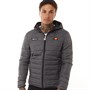 Ellesse Mens Lombardy Padded Jacket Dark Grey Marl