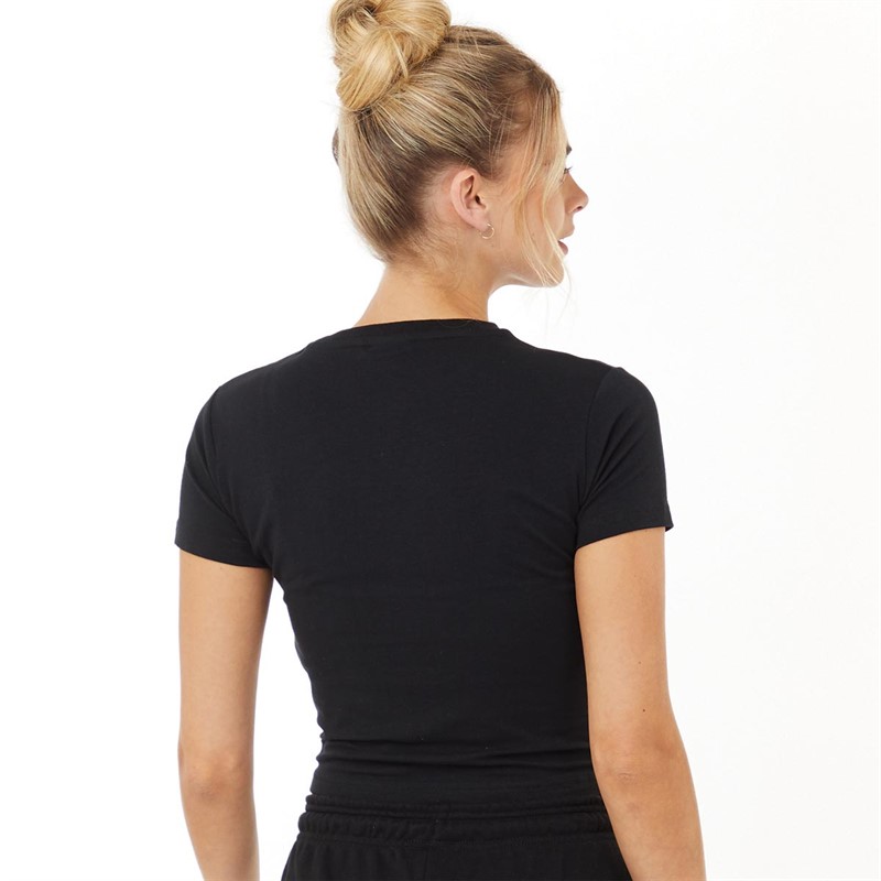 Ellesse Womens Vikins Crop T-Shirt Black