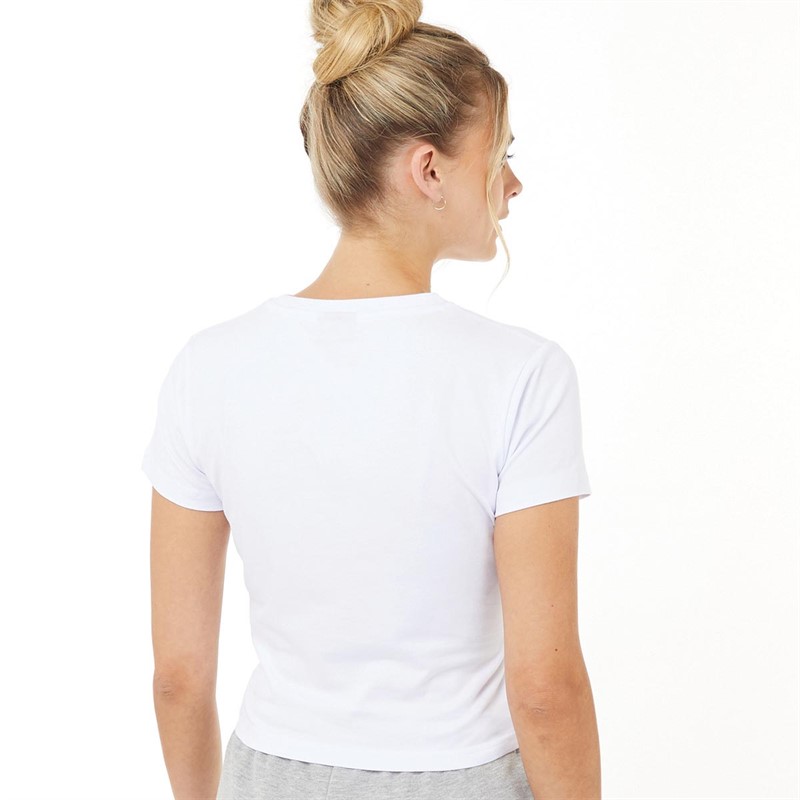 Ellesse Womens Vikins Crop T-Shirt White