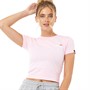 Ellesse Womens Ladies Vikins Crop T-Shirt Light Pink