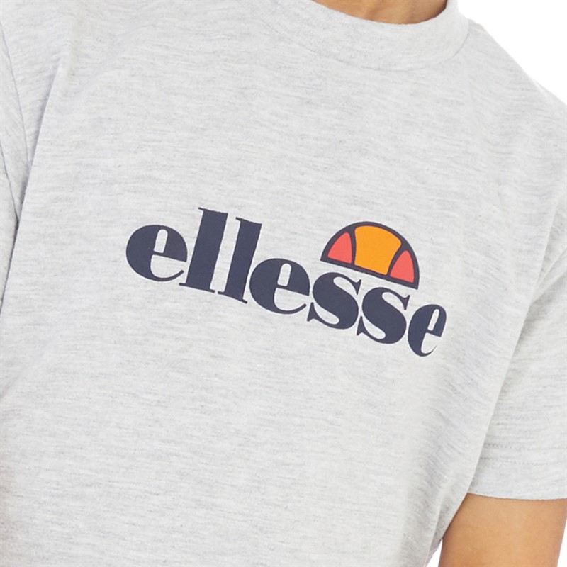 Ellesse Boys Carlo Three Pack Logo T-Shirts And Joggers Set Grey/Navy/White