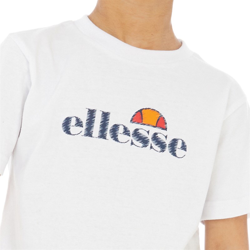 Ellesse Boys Saverio T-Shirt Gilet And Joggers Three Piece Set Navy/White