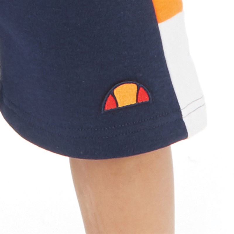 Ellesse Drenge Tiziano Tre-Pak Logo T-shirts og Shorts Sæt Grå/Marineblå/Hvid