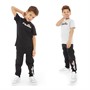 Ellesse Boys Dalmo Three Pack Logo T-Shirts And Joggers Set Black/Grey