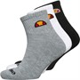 Ellesse Three Pack Quarter Socks Multi