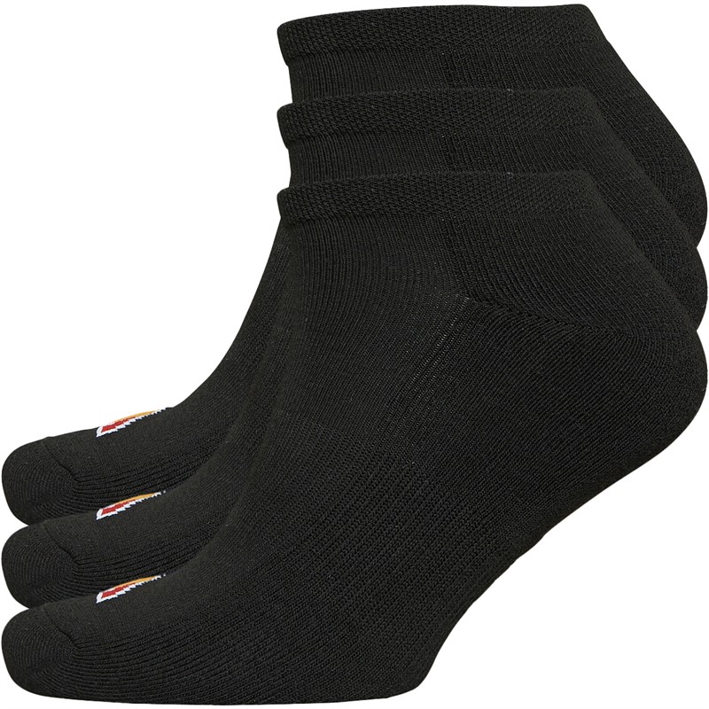 Ellesse Three Pack No Show Socks Black