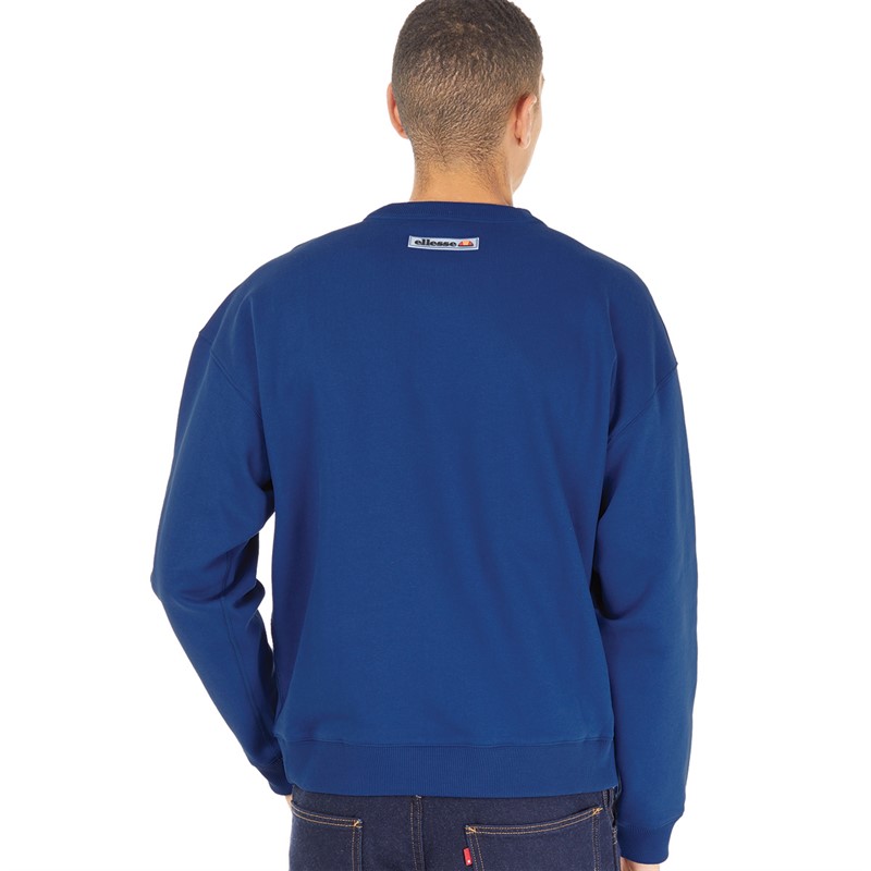 Ellesse Mens Bloccare Sweatshirt Blue